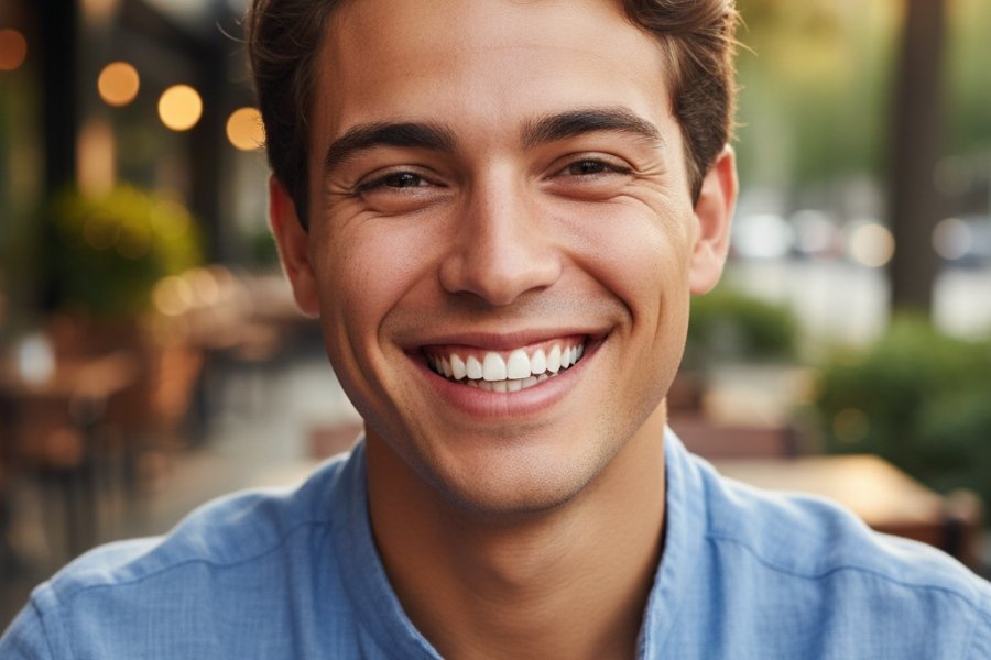 Comparativo entre lentes de contato dental e facetas em resina para avaliar o melhor custo-benefício.