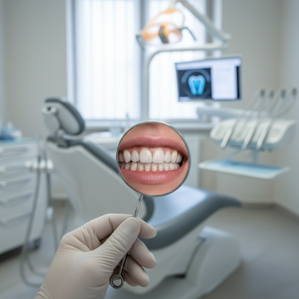 Sorriso renovado após o procedimento de reabilitação com lentes de porcelana em Mogi das Cruzes.